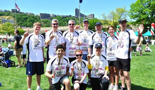 The Virtue Family @ Pittsburgh Marathon May 2013 T-Shirt Photo