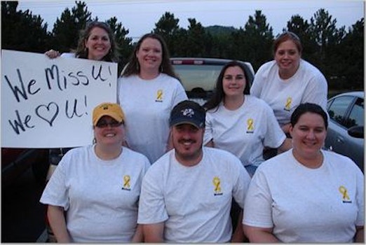 Supporting Our Troop...Especially Michael! T-Shirt Photo