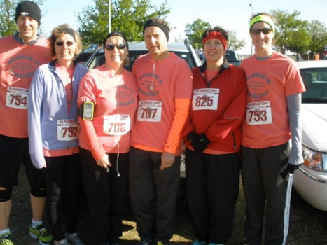 A Cold Morning At The Parkinson's Run In Okc T-Shirt Photo