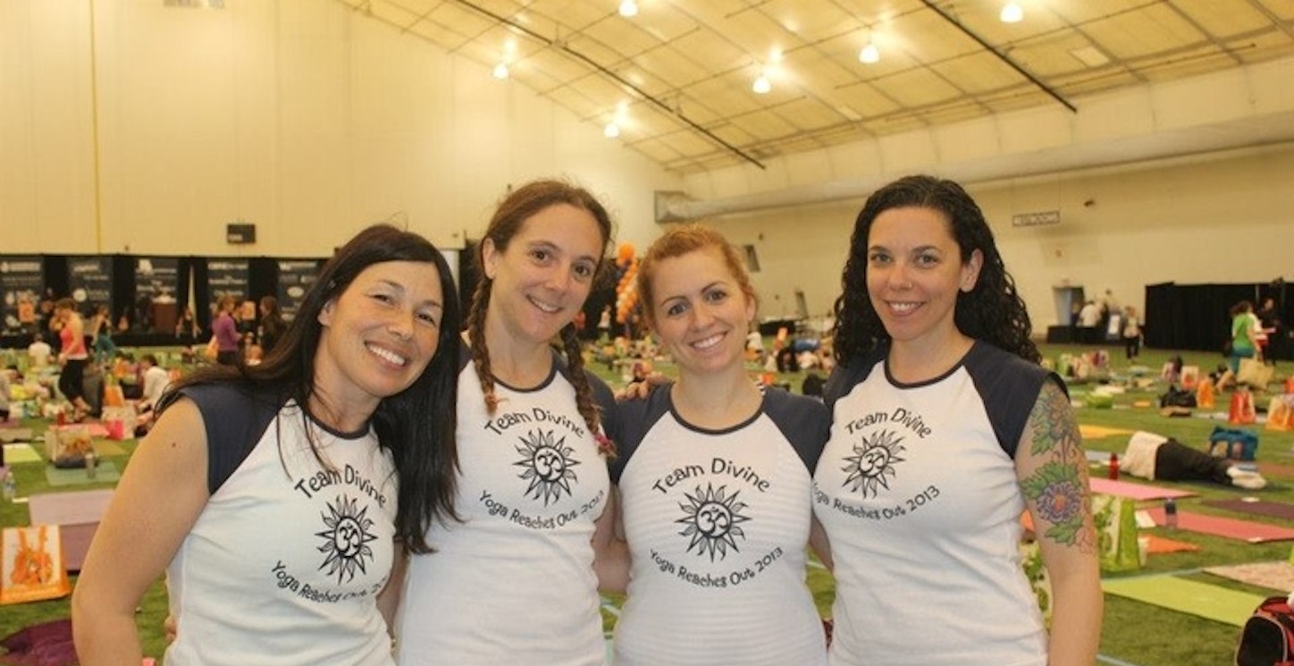 Team Divine Supports Yoga Reaches Out T-Shirt Photo