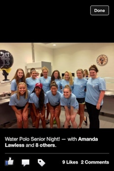 The Elders Of Girls Water Polo. Senior Class Of 2013! T-Shirt Photo