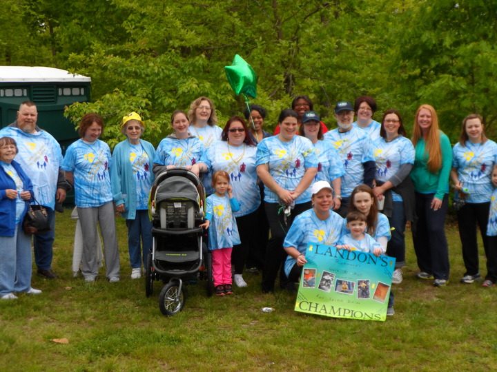 Team 'Landon's Champions' T-Shirt Photo