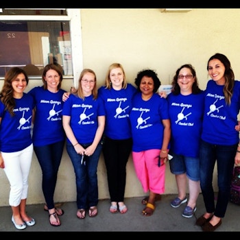The Crafty, Crocheting Ladies Of Warm Springs Elementary!! T-Shirt Photo