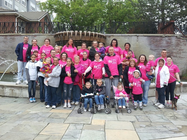 I Walk For Becca, March Of Dimes  T-Shirt Photo