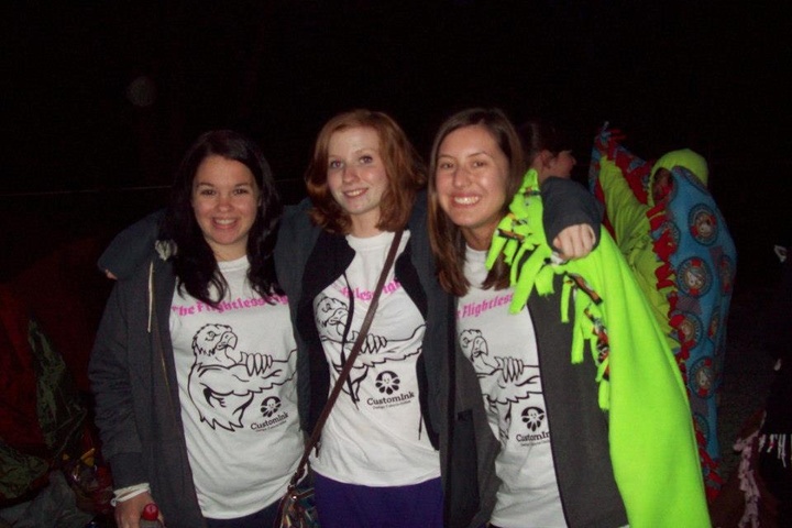 Some Of The Flightless Fighters At The Largest All Youth Relay For Life Event In The World! T-Shirt Photo