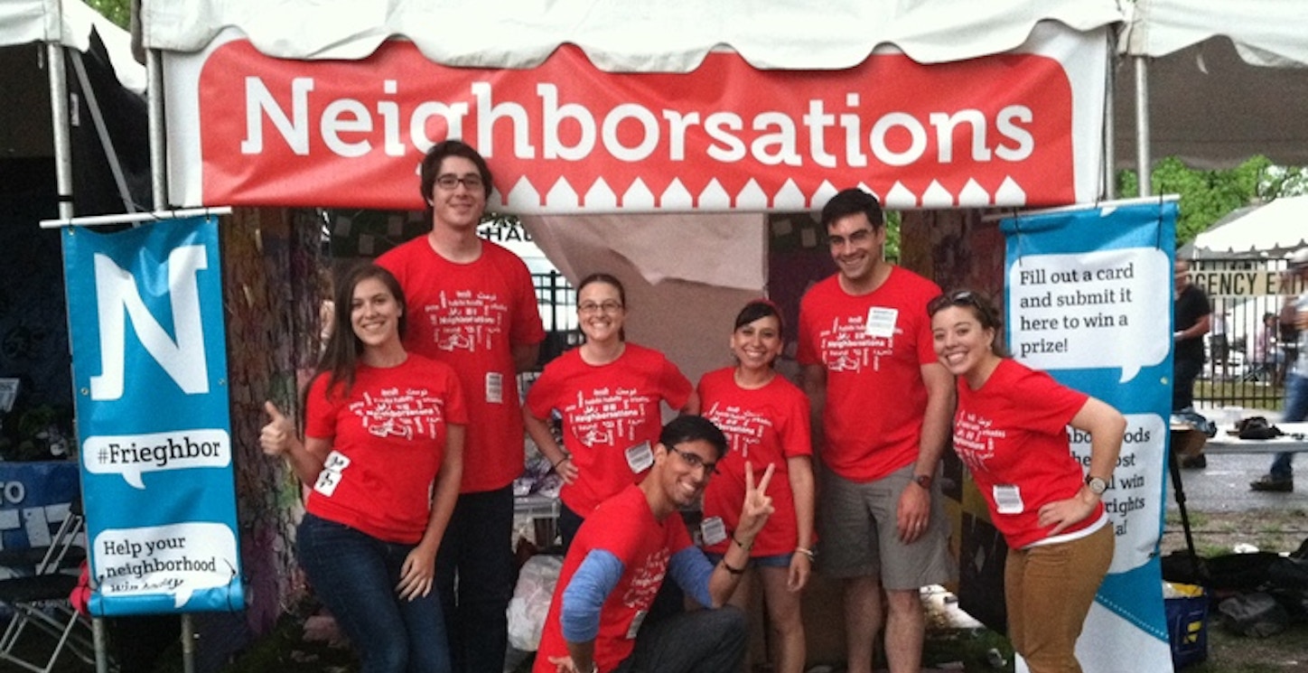 The Neighborsations Team Celebrating At The Sweetlife Festival! T-Shirt Photo