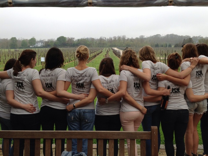 Rainy Day Wine Tour T-Shirt Photo