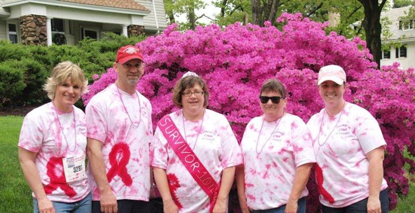 Ct Breast Health Inititive Walk In The Park 2013 T-Shirt Photo