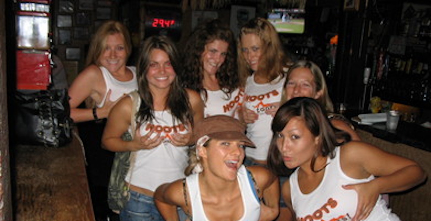 Making Fun Of Hooters Girls! T-Shirt Photo