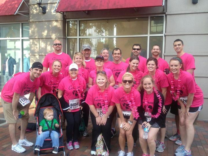 Carmen's Crew Susan G Komen 5 K Atlanta T-Shirt Photo