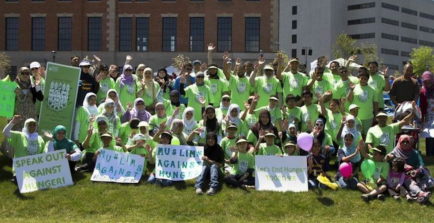 Muslims Against Hunger Team At Connecticut's Foodshare Walk Against Hunger 2013 T-Shirt Photo