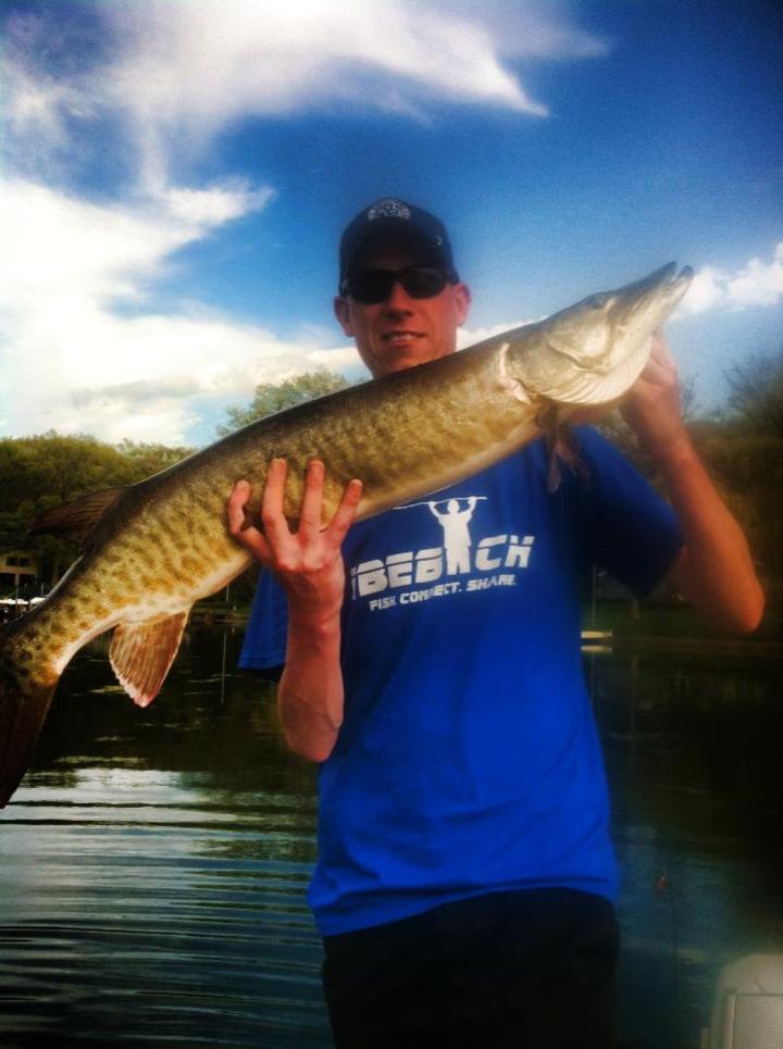 Brand Right...37" Lake Delavan Musky T-Shirt Photo