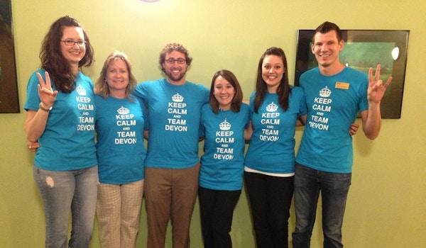 Picture of Keep Calm And Team Devon Custom T-Shirt Design Keep Calm And Team Devon T-Shirt Photo