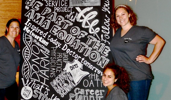 Chalk Art For The American Medical Association T-Shirt Photo