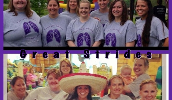 Great Strides For Cf!  T-Shirt Photo