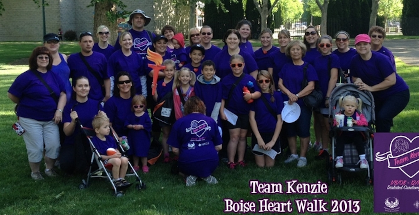 Team Kenzie~Boise Heart Walk 2013 T-Shirt Photo