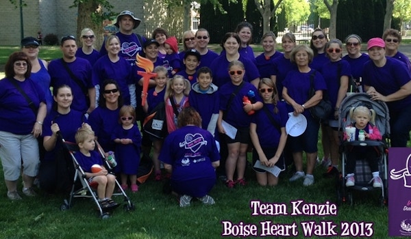 Team Kenzie~Boise Heart Walk 2013 T-Shirt Photo