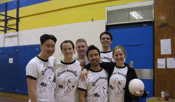 Picture of Bison Buddies Win Volleyball Championship! Custom T-Shirt Design Bison Buddies Win Volleyball Championship! T-Shirt Photo