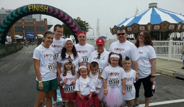 Pongos Pacers, Before The Color Run T-Shirt Photo
