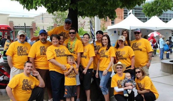 The Team In Slc For The Cf Walk T-Shirt Photo