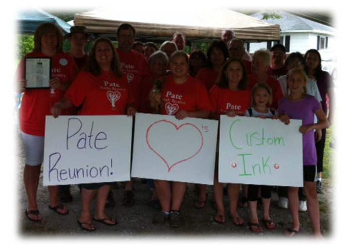 Pate Family Reunion T-Shirt Photo