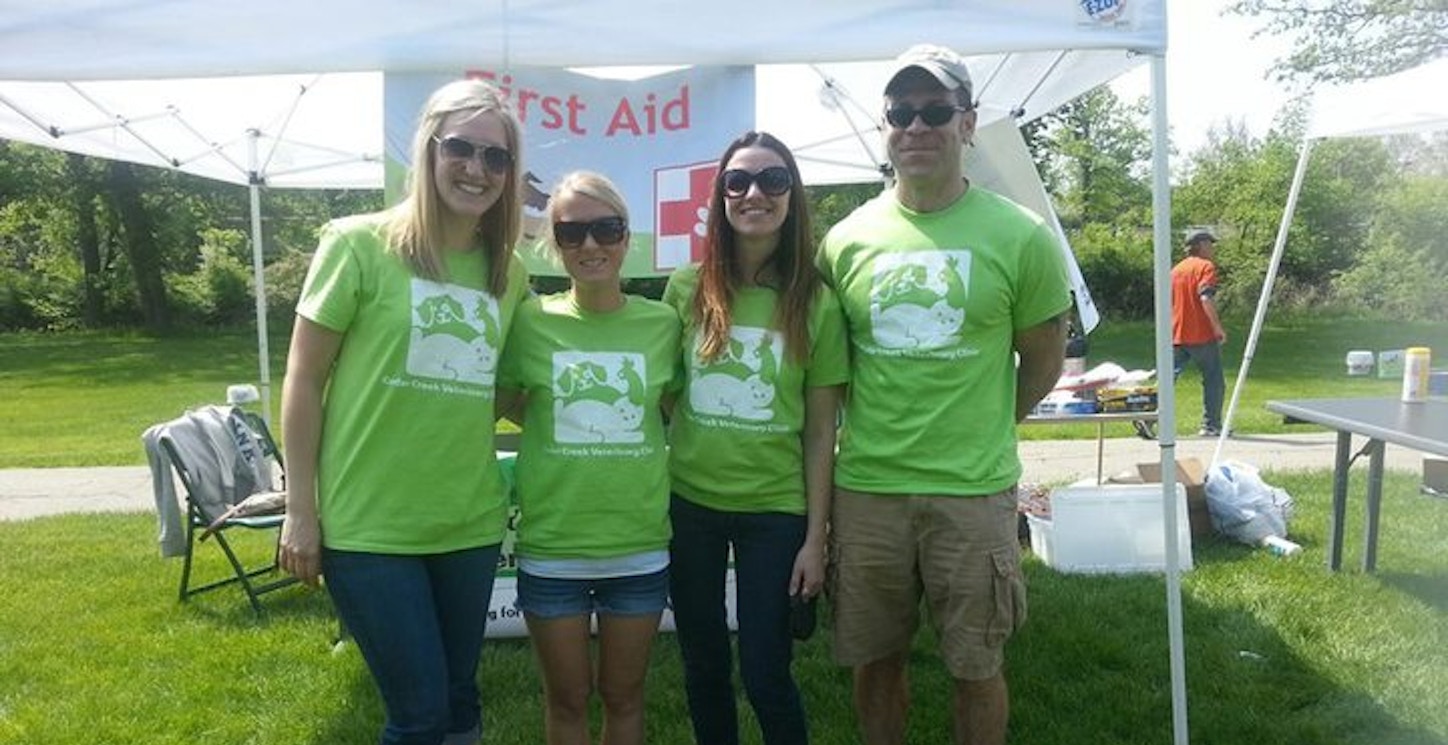 Picture of The Staff Of Cedar Creek Helping At A Charity Event Custom T-Shirt Design The Staff Of Cedar Creek Helping At A Charity Event T-Shirt Photo