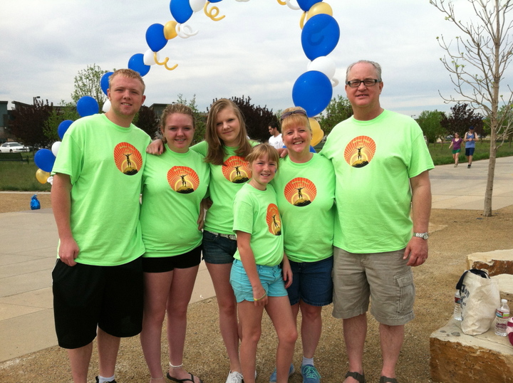 Better Days Family Team At Nami Walks Denver T-Shirt Photo