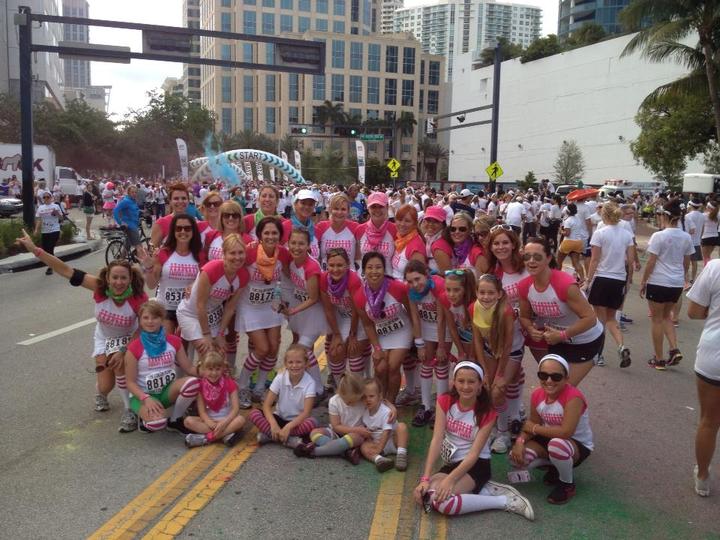 Pearl's Girls Rocking The Color Run!  T-Shirt Photo