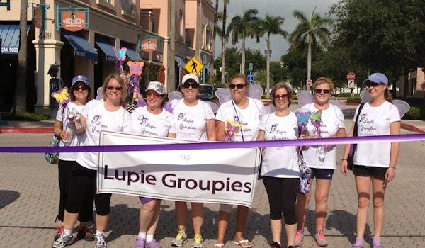 Walk To End Lupus Now 2013 Boca Raton, Fl Team Lupie Groupies T-Shirt Photo