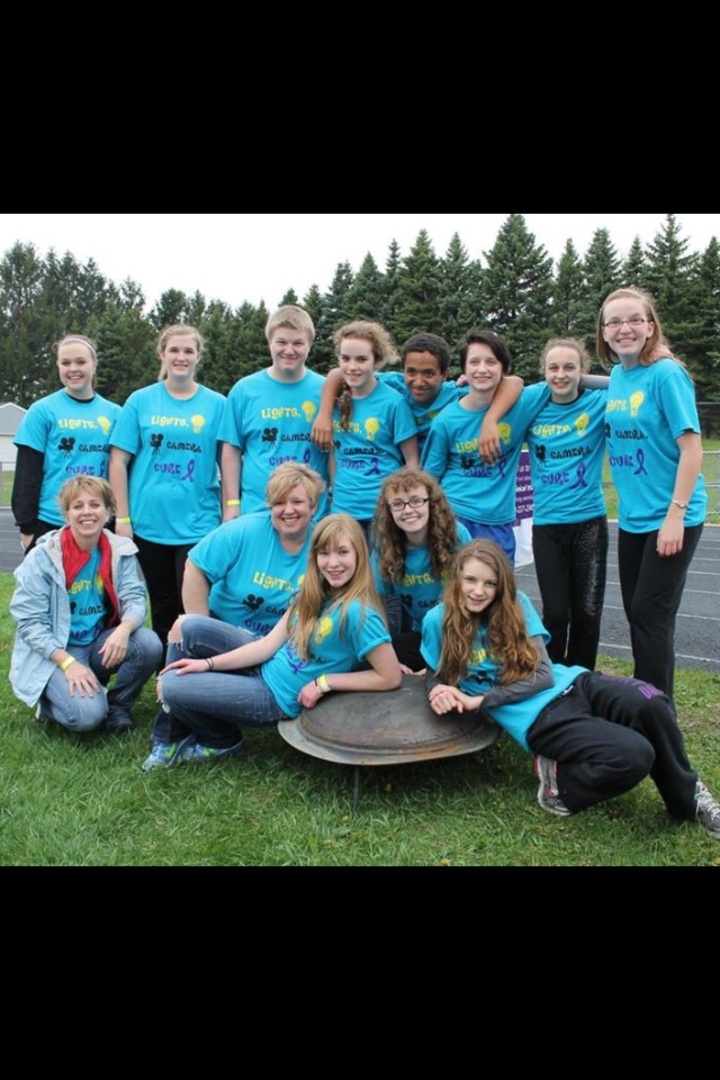 Relay For Life 2013. Lights, Camera, Cure.  T-Shirt Photo