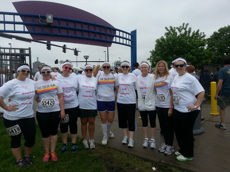 Color Run Before T-Shirt Photo