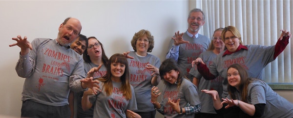 Zombies Of The Graduate School T-Shirt Photo