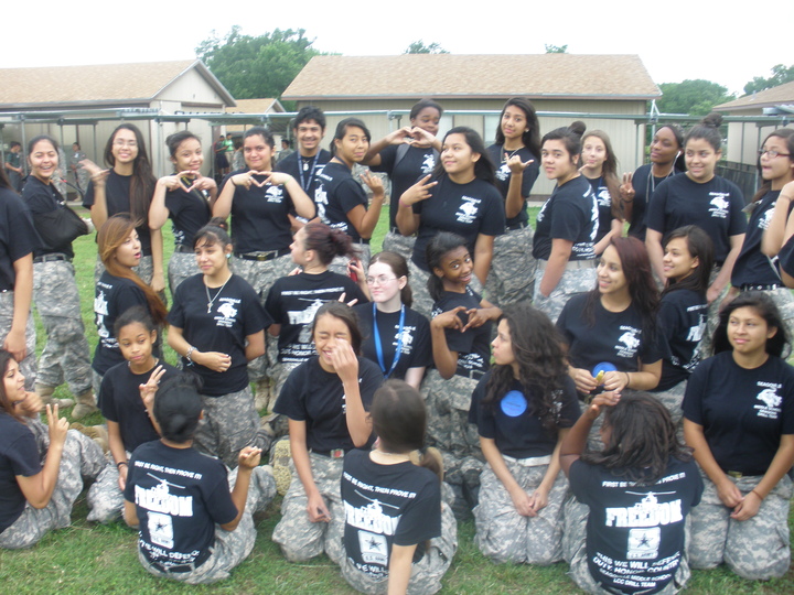 Drill Team Front&Back T-Shirt Photo