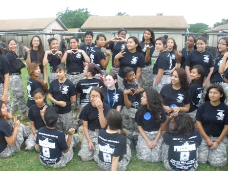 Drill Team Front&Back T-Shirt Photo