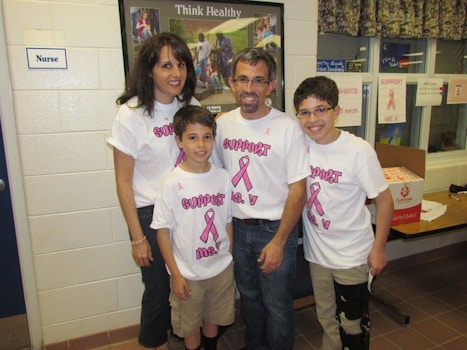 Support Ms. V Fundraiser At The School T-Shirt Photo