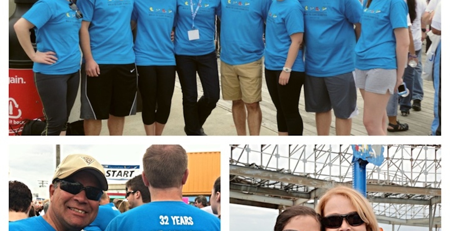 Team 32 Years And Counting! At Jdrf Walk To Cure Diabetes In Wildwood, Nj T-Shirt Photo