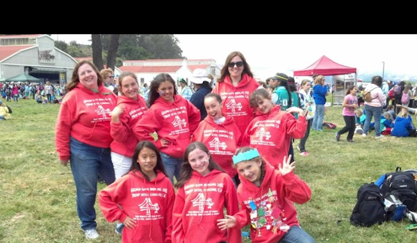 Girl Scout Golden Gate Bridging T-Shirt Photo