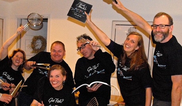 Team Fish Market Ready For A Book Launch T-Shirt Photo