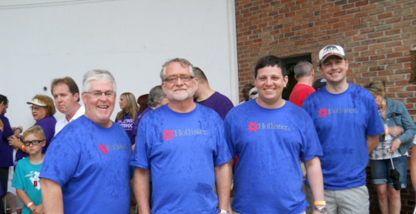 Our Soaking Wet Team At The Crohn's & Colitis Take Steps Walk In Nashville T-Shirt Photo
