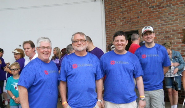 Our Soaking Wet Team At The Crohn's & Colitis Take Steps Walk In Nashville T-Shirt Photo
