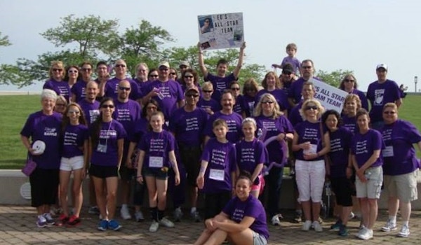 Rockin' Purple Stride Cleveland For Pancreatic Cancer T-Shirt Photo
