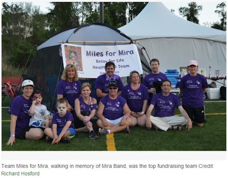 Mile For Mira Relay Team T-Shirt Photo