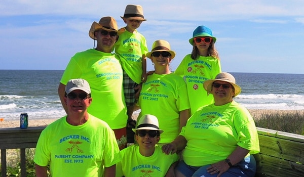 Picture of Becker Inc. Beach Retreat Custom T-Shirt Design Becker Inc. Beach Retreat T-Shirt Photo