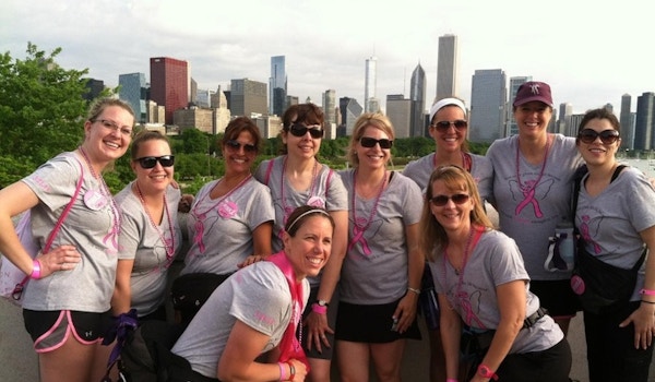 A Team 2013 Wears Custom Ink At The Chicago Avon Walk T-Shirt Photo