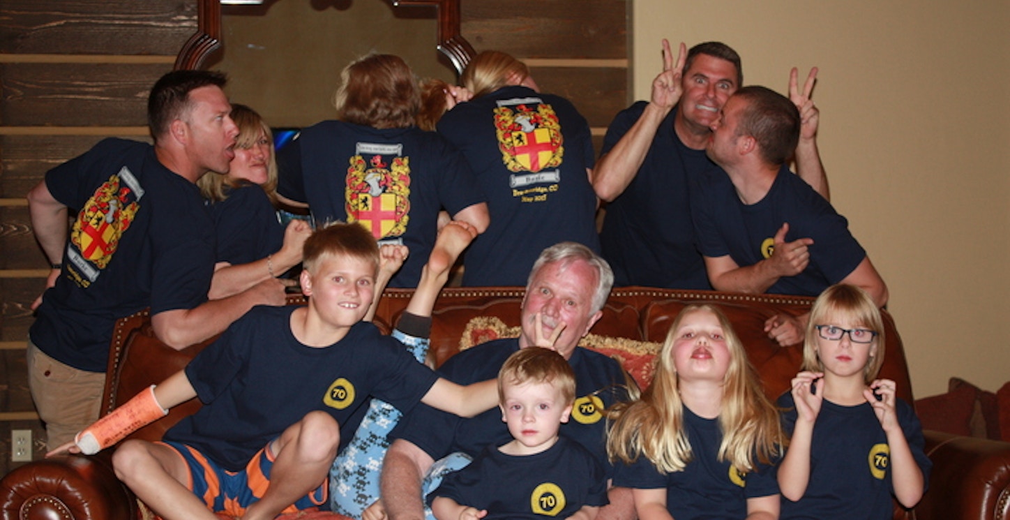 Dad's 70th Birthday Celebration T-Shirt Photo