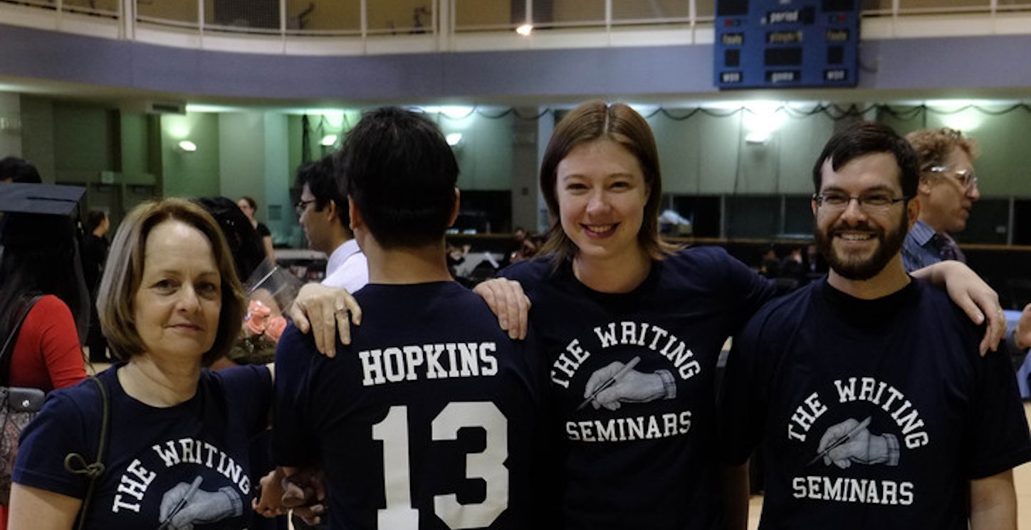 Johns Hopkins Writing Seminars Mfa Graduation 2013 T-Shirt Photo