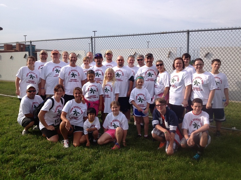 Team Buckeye Dave (Steady Strides For Parkinsons 5 K) T-Shirt Photo