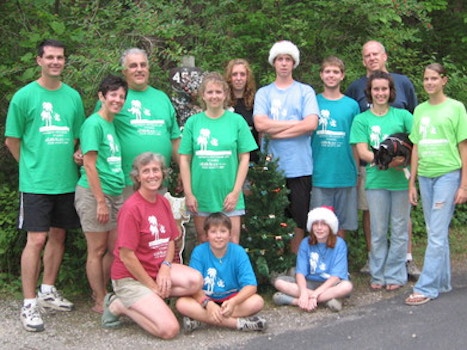 Christmas In July Camp Group T-Shirt Photo
