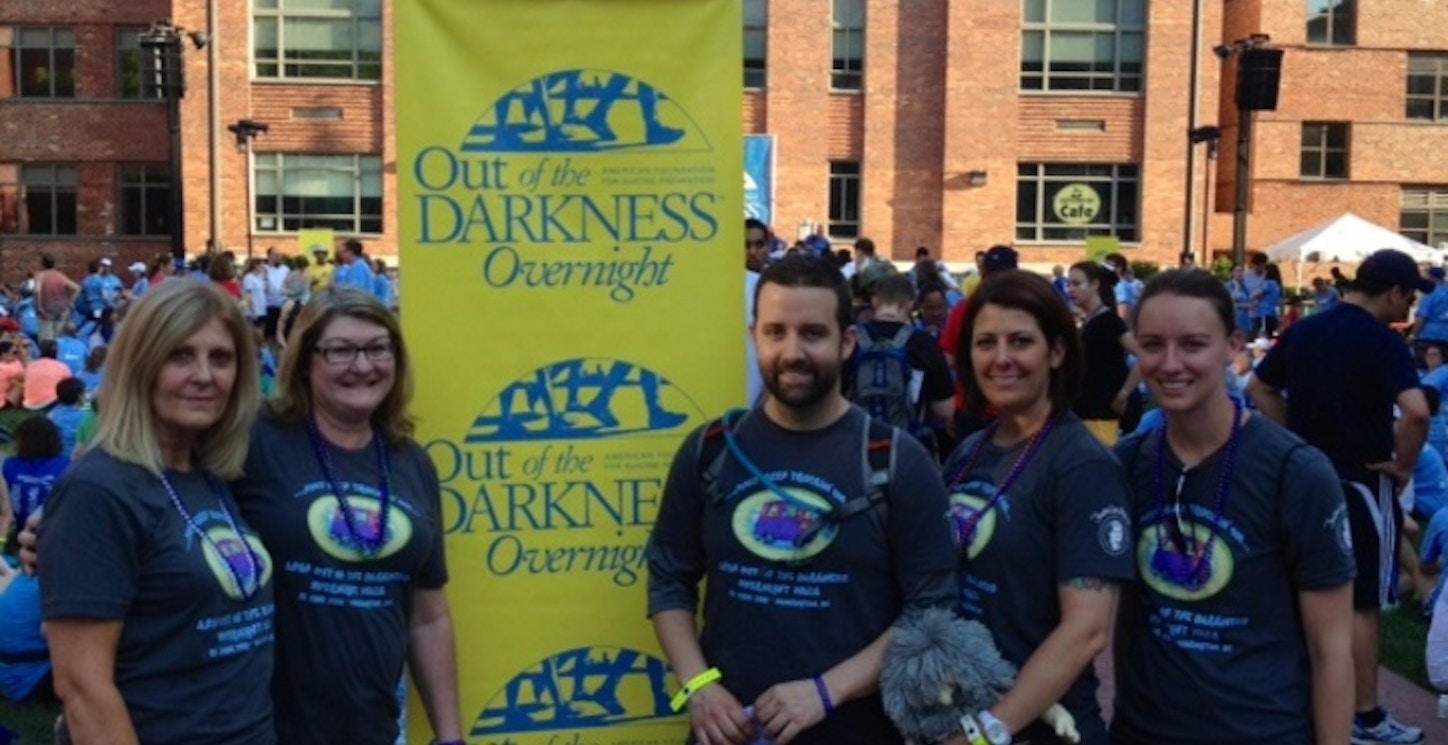 Afsp Out Of The Darkness Overnight Walk T-Shirt Photo