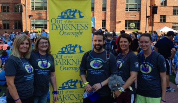 Afsp Out Of The Darkness Overnight Walk T-Shirt Photo